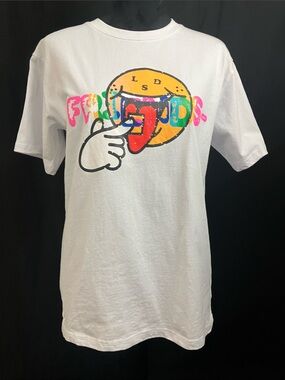 VLONE White “LSD Friends”Graphic Tee Women’s Size Medium